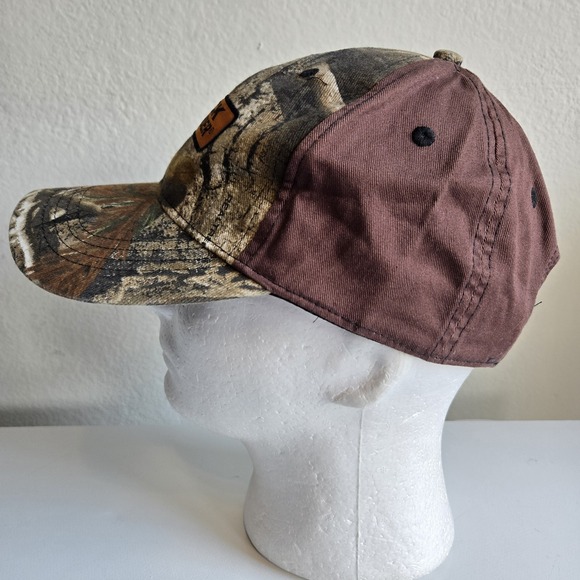 Buck Commander Hat Cap Mens Brown Camo Strapback Embroidered Logo‎ - Picture 6 of 10